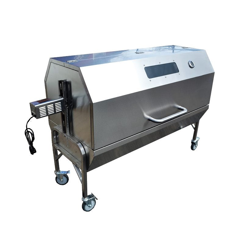 Stainless steel hotsell spit roaster