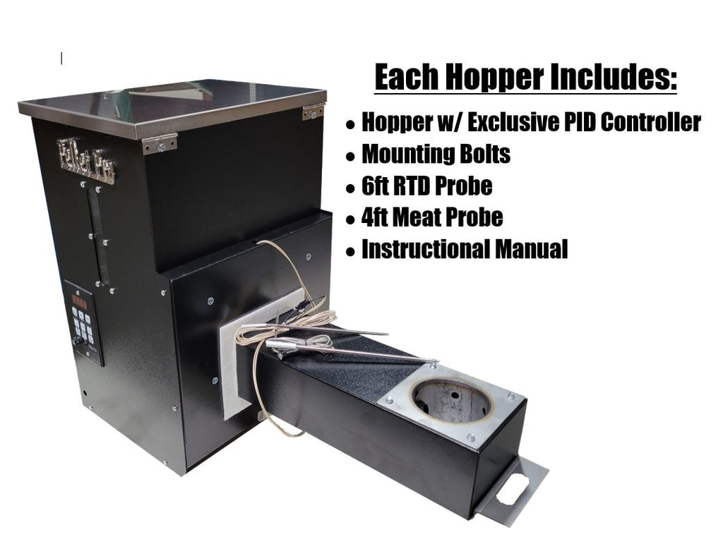 12" or 18" Elite Pellet Hopper Assembly